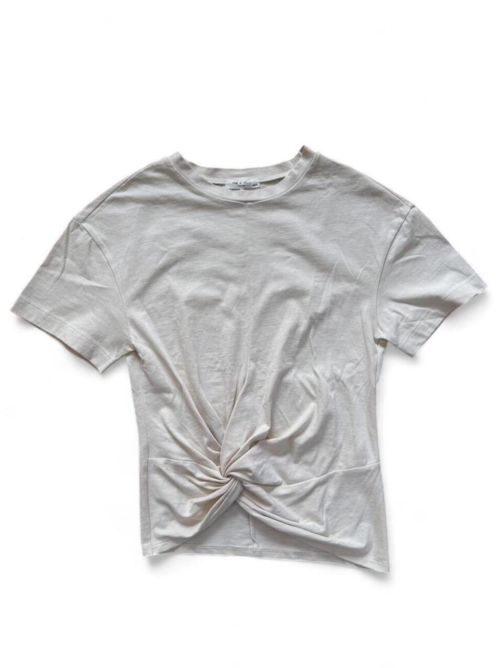 Rag & Bone Women's White and Cream Tshirt